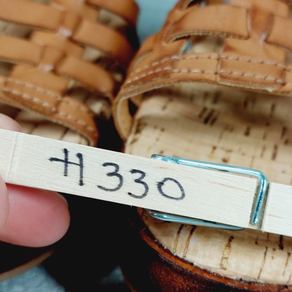 New KORKS Marley Tan Strappy Wedge Sandal H330 - Picture 11 of 11